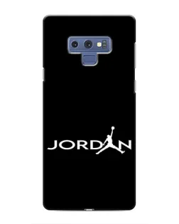 Чехол для Samsung Galaxy Note 9 с картинкой «Jordan White Logo»