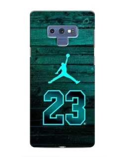 Чехол для Samsung Galaxy Note 9 с картинкой «Jordan Cyan 23»