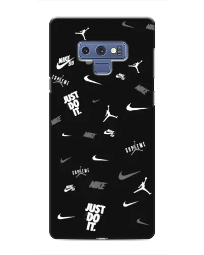 Чехол для Samsung Galaxy Note 9 с картинкой «Nike Black Pattern»