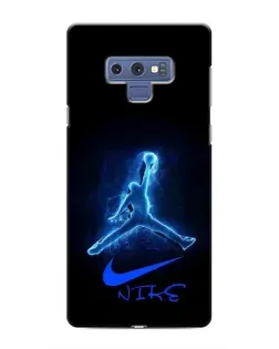 Чехол для Samsung Galaxy Note 9 с картинкой «Jordan Neon Blue»