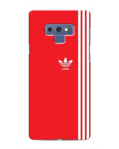 Чехол для Samsung Galaxy Note 9 с картинкой «Красный минимализм Adidas»