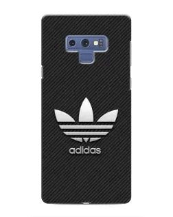 Чехол для Samsung Galaxy Note 9 с картинкой «Adidas Карбоновая текстура»