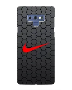 Чехол для Samsung Galaxy Note 9 с картинкой «Nike — карбоновая сетка» Чехол для Samsung Galaxy Note 9 с картинкой «Nike — карбоновая сетка»