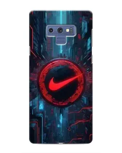 Чехол для Samsung Galaxy Note 9 с картинкой «Техногенный стиль Nike»