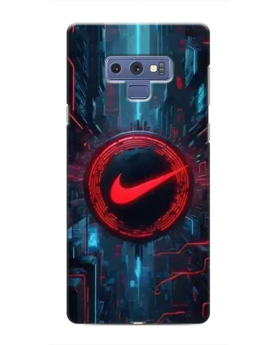 Чехол для Samsung Galaxy Note 9 с картинкой «Техногенный стиль Nike»