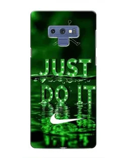 Чехол для Samsung Galaxy Note 9 с картинкой «Зеленый неоновый Nike»