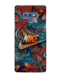 Чехол для Samsung Galaxy Note 9 с картинкой «Nike в абстракции»