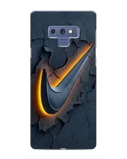 Чехол для Samsung Galaxy Note 9 с картинкой «Объемный логотип Найк»