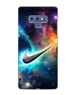 Чехол для Samsung Galaxy Note 9 с картинкой «Космический Nike Swoosh»