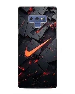 Чехол для Samsung Galaxy Note 9 с картинкой «Nike — эффект разломов»