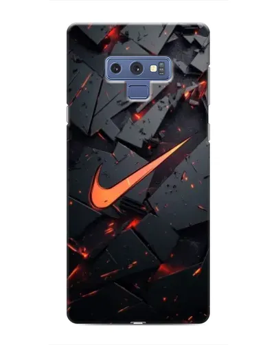 Чехол для Samsung Galaxy Note 9 с картинкой «Nike — эффект разломов»