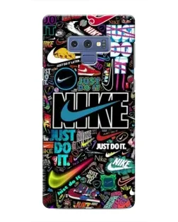 Чохол для Samsung Galaxy Note 9 з картинкою «Яскравий колаж Nike»