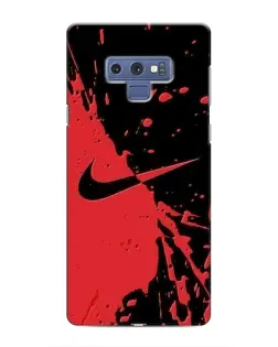 Чохол для Samsung Galaxy Note 9 з картинкою «Червоні бризки Nike»
