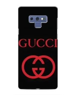 Чехол для Samsung Galaxy Note 9 с картинкой «Gucci — красный логотип»