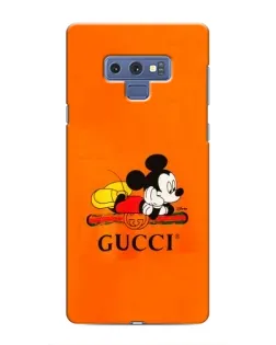 Чохол для Samsung Galaxy Note 9 з картинкою «Міккі Маус Gucci — помаранч»