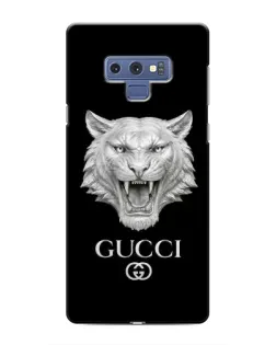 Чохол для Samsung Galaxy Note 9 з картинкою «Gucci — срібний лев»