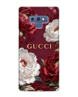 Чохол для Samsung Galaxy Note 9 з картинкою «Gucci — бордові троянди»