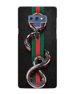 Чохол для Samsung Galaxy Note 9 з картинкою «Gucci — змія на смузі»