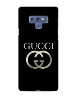 Чохол для Samsung Galaxy Note 9 з картинкою «Gucci — золото на чорному»