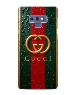 Чохол для Samsung Galaxy Note 9 з картинкою «Gucci — фірмова смуга та золото»