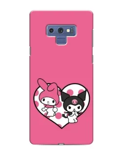 Чехол для Samsung Galaxy Note 9 с картинкой «Kuromi и My Melody» Чехол для Samsung Galaxy Note 9 с картинкой «Kuromi и My Melody»