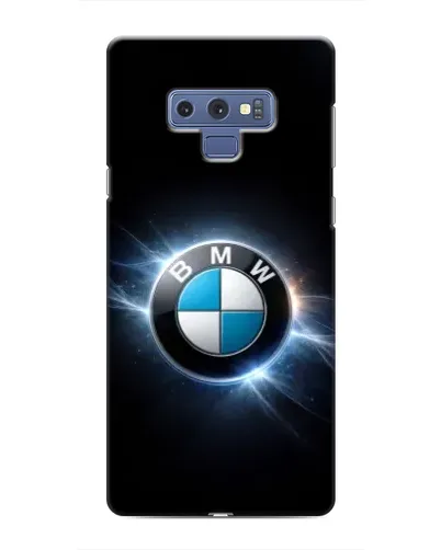 Чохол для Samsung Galaxy Note 9 з картинкою «BMW — неонове сяйво»