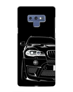 Чохол для Samsung Galaxy Note 9 з картинкою «Темний силует BMW»