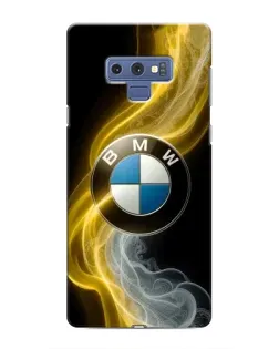 Чохол для Samsung Galaxy Note 9 з картинкою «Золотистий дим BMW»