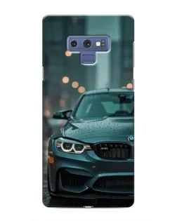 Чохол для Samsung Galaxy Note 9 з картинкою «BMW у вогнях міста»