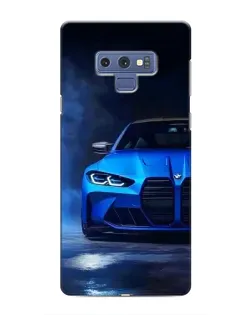 Чохол для Samsung Galaxy Note 9 з картинкою «Блакитна BMW M4»