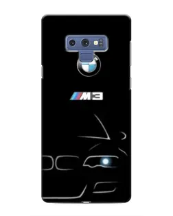 Чохол для Samsung Galaxy Note 9 з картинкою «Мінімалістичний принт BMW M3»