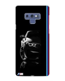 Чохол для Samsung Galaxy Note 9 з картинкою «Силует BMW в темряві»