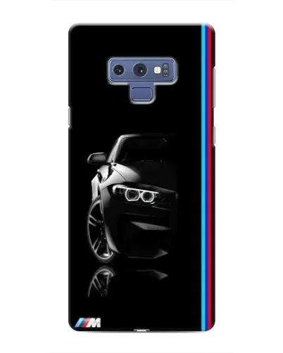 Чохол для Samsung Galaxy Note 9 з картинкою «Силует BMW в темряві»