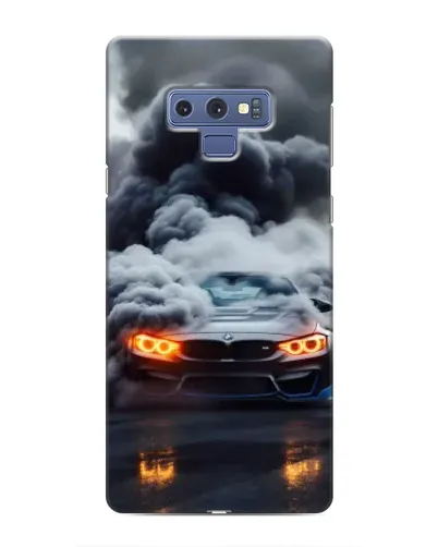 Чохол для Samsung Galaxy Note 9 з картинкою «BMW у диму»