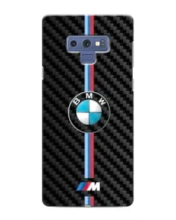 Чохол для Samsung Galaxy Note 9 з картинкою «Емблема BMW та карбон»