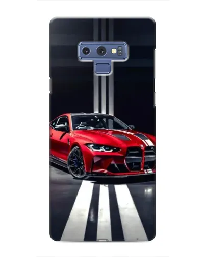 Чохол для Samsung Galaxy Note 9 з картинкою «Червона BMW на дорозі»