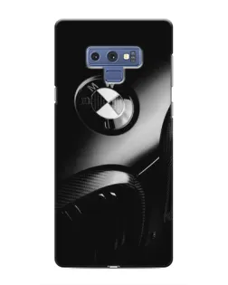Чохол для Samsung Galaxy Note 9 з картинкою «Емблема BMW — макро»