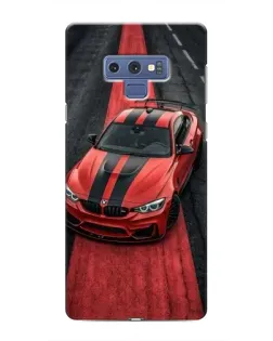 Чохол для Samsung Galaxy Note 9 з картинкою «BMW на червоній доріжці»