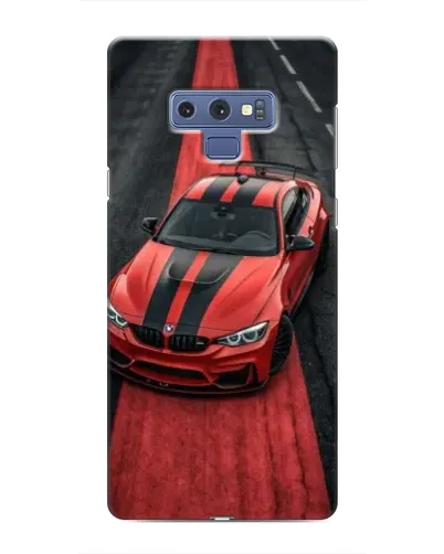 Чохол для Samsung Galaxy Note 9 з картинкою «BMW на червоній доріжці»
