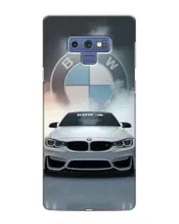 Чохол для Samsung Galaxy Note 9 з картинкою «BMW в білому диму»