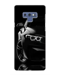Чохол для Samsung Galaxy Note 9 з картинкою «Чорна BMW — профіль»