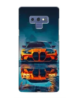 Чохол для Samsung Galaxy Note 9 з картинкою «BMW — золота емблема»