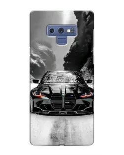 Чохол для Samsung Galaxy Note 9 з картинкою «BMW — акварельний дрифт»
