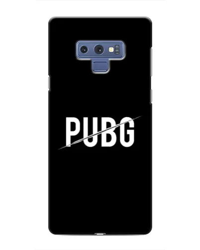Чохол для Samsung Galaxy Note 9 з картинкою «PUBG — білий логотип»