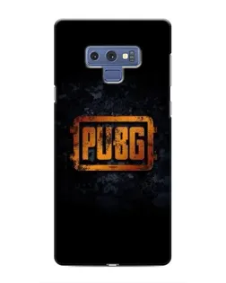 Чохол для Samsung Galaxy Note 9 з картинкою «PUBG — золотий логотип»