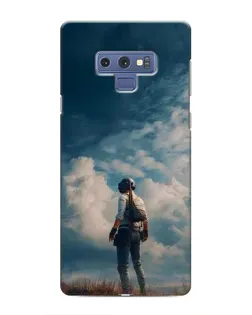Чохол для Samsung Galaxy Note 9 з картинкою «Герой PUBG на скелі»