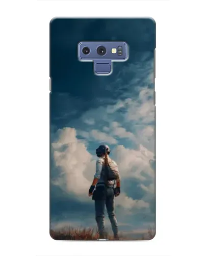 Чохол для Samsung Galaxy Note 9 з картинкою «Герой PUBG на скелі»