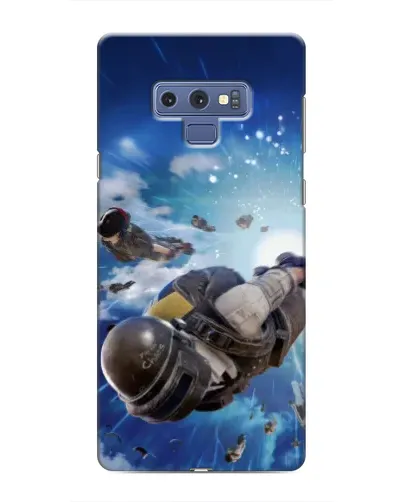 Чохол для Samsung Galaxy Note 9 з картинкою «Десант PUBG — стрибок»