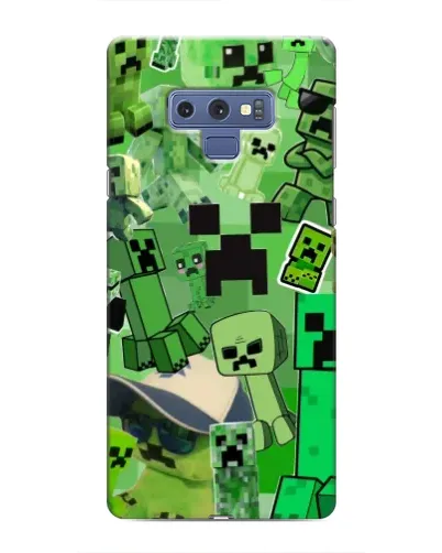 Чехол для Samsung Galaxy Note 9 с картинкой «Криперы Minecraft»