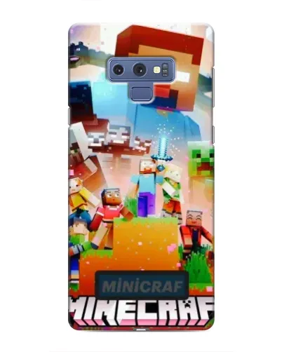 Чехол для Samsung Galaxy Note 9 с картинкой «Minecraft герои игры»